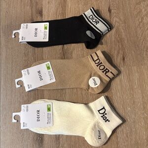 Dior GWP Socks bundle of 3